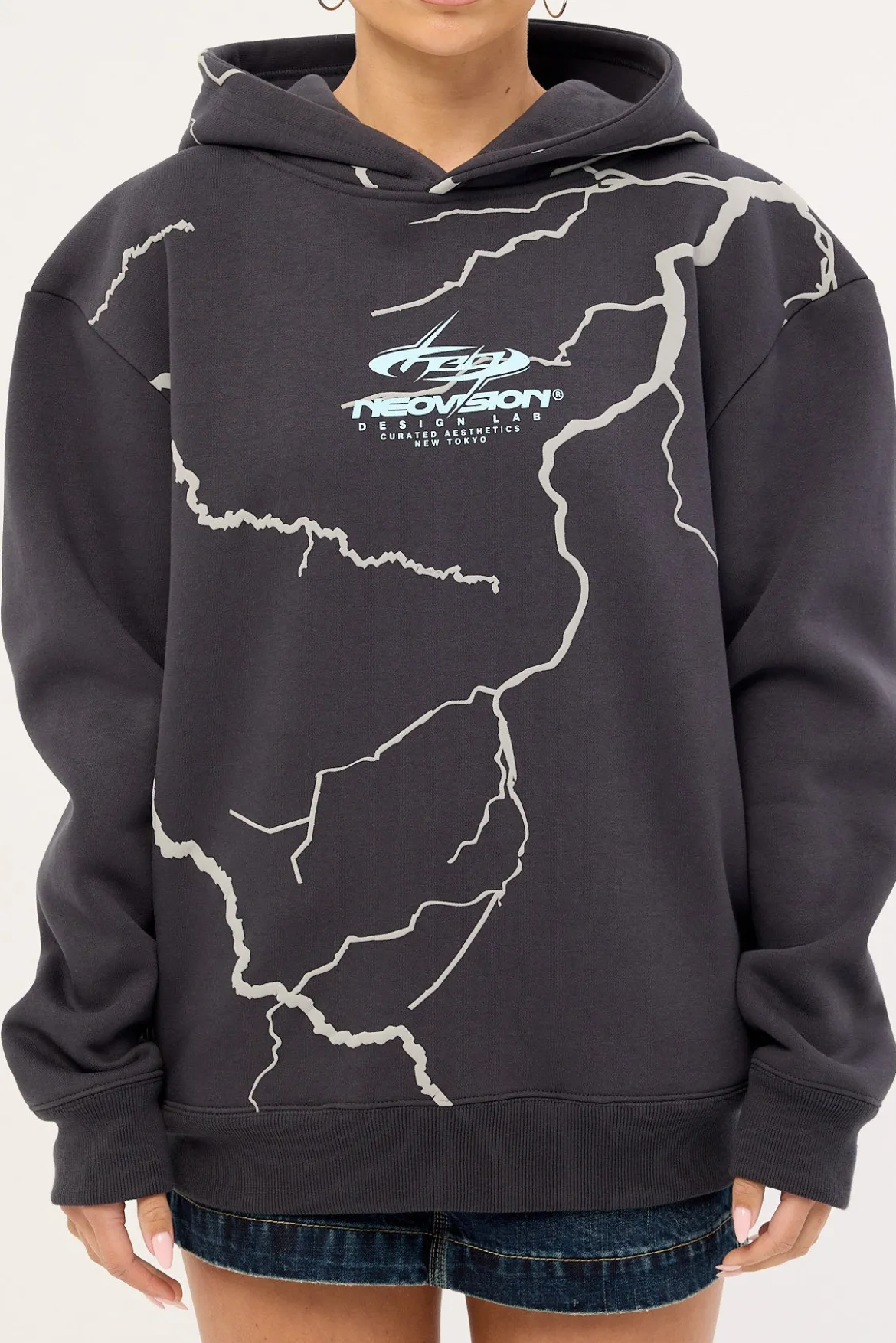 Tempest Relaxed Hoodie Washed Black