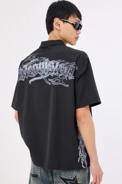 Temptation Oversize Shirt Black
