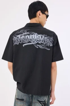 Temptation Oversize Shirt Black