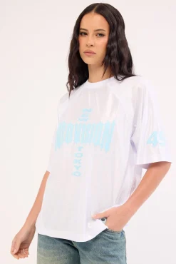 Terminal V Neck Jersey White