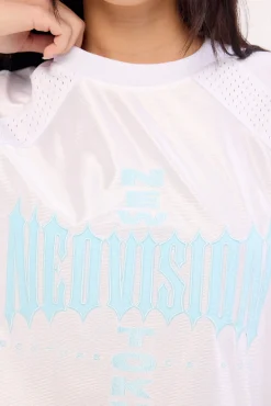 Terminal V Neck Jersey White