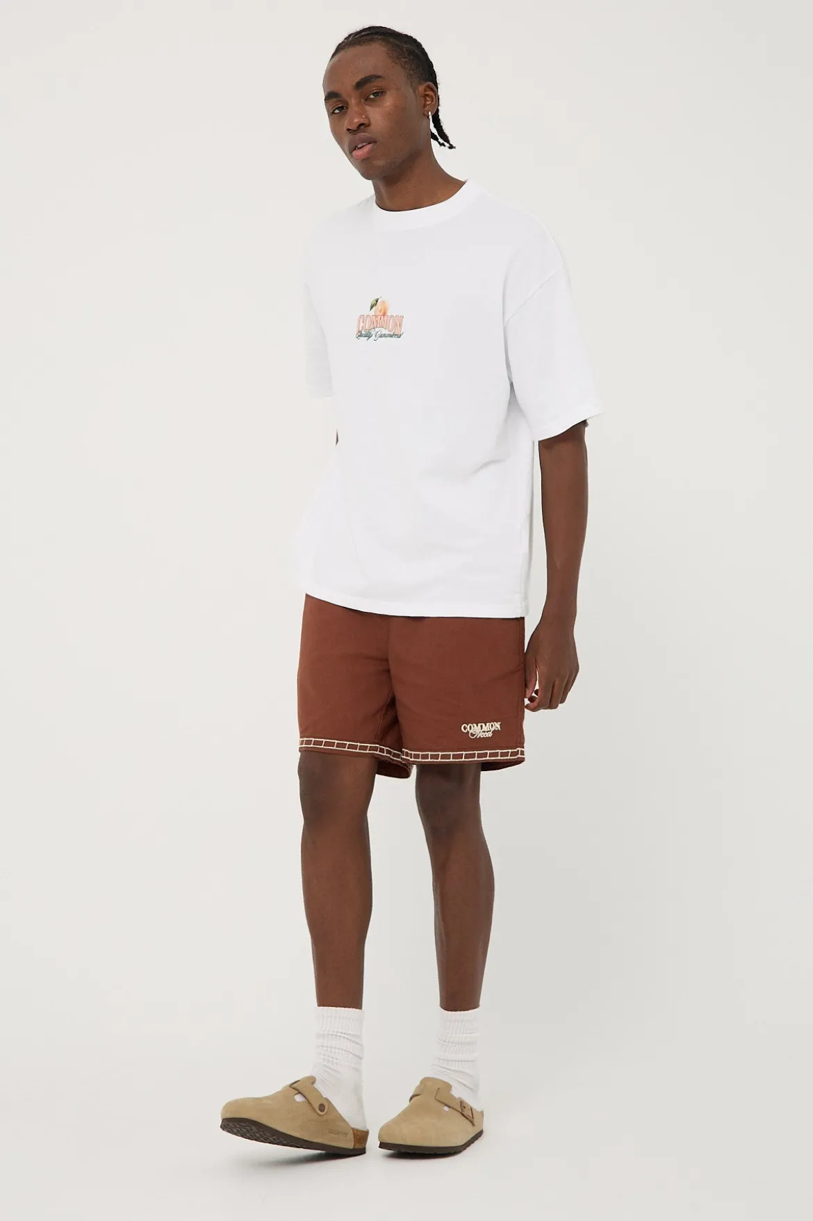 Terra Elastic Waist Short Brown