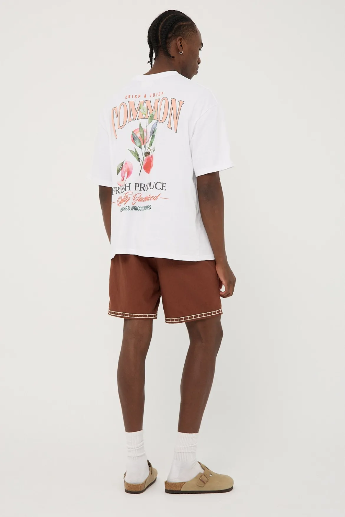 Terra Elastic Waist Short Brown