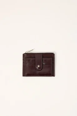 THE DAISY CARD WALLET ESPRESSO