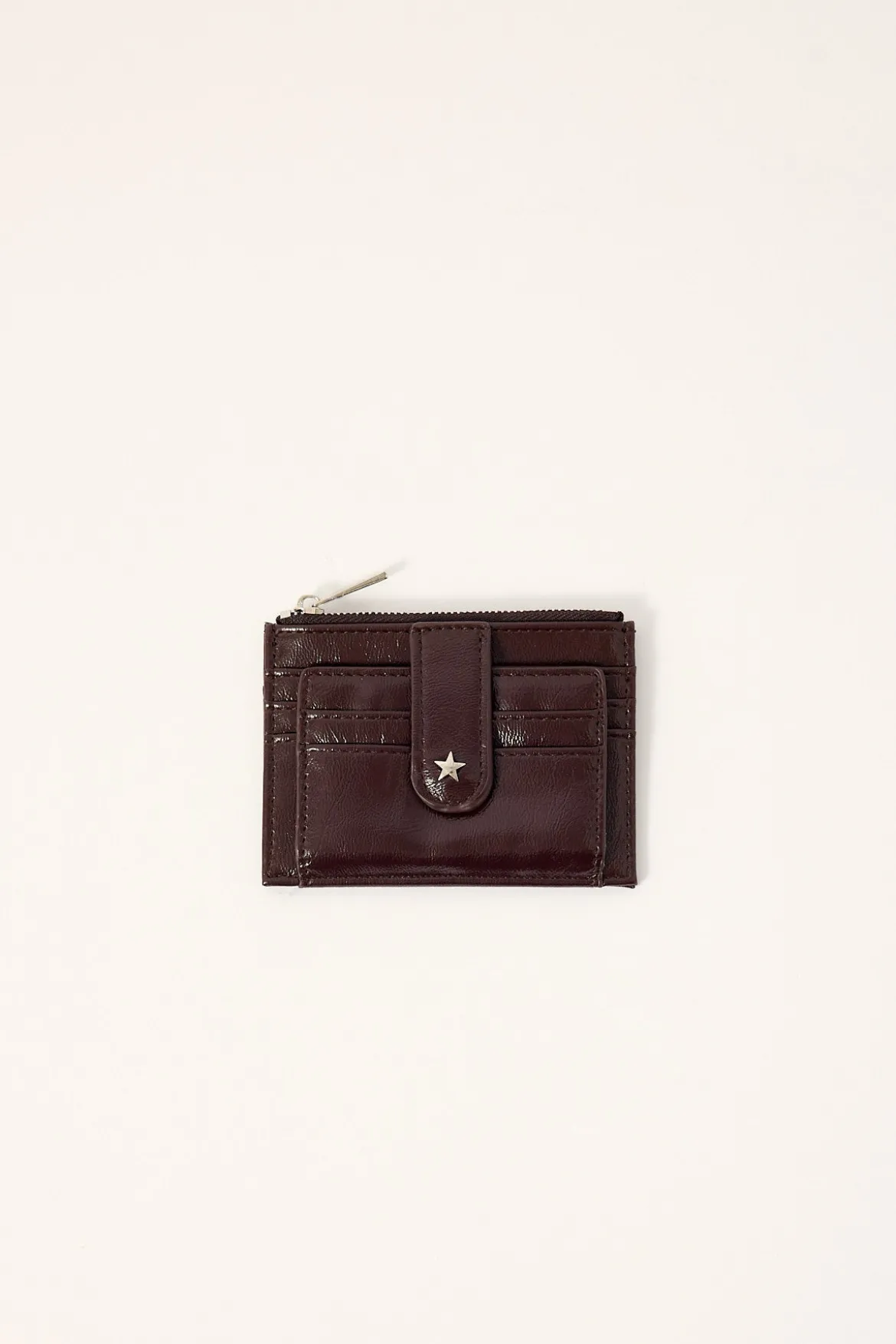 THE DAISY CARD WALLET ESPRESSO