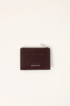 THE DAISY CARD WALLET ESPRESSO