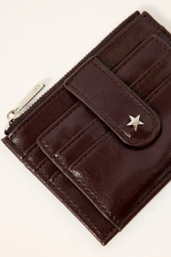 THE DAISY CARD WALLET ESPRESSO