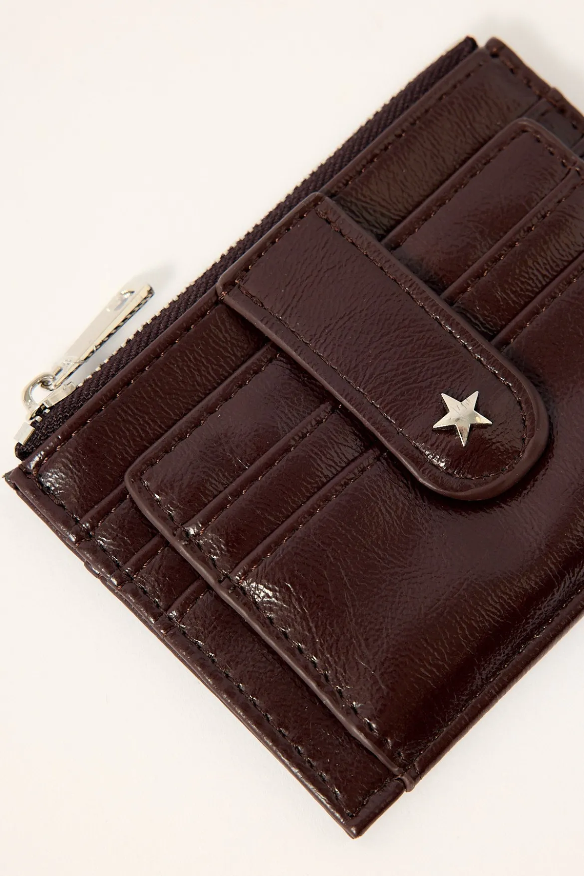 THE DAISY CARD WALLET ESPRESSO