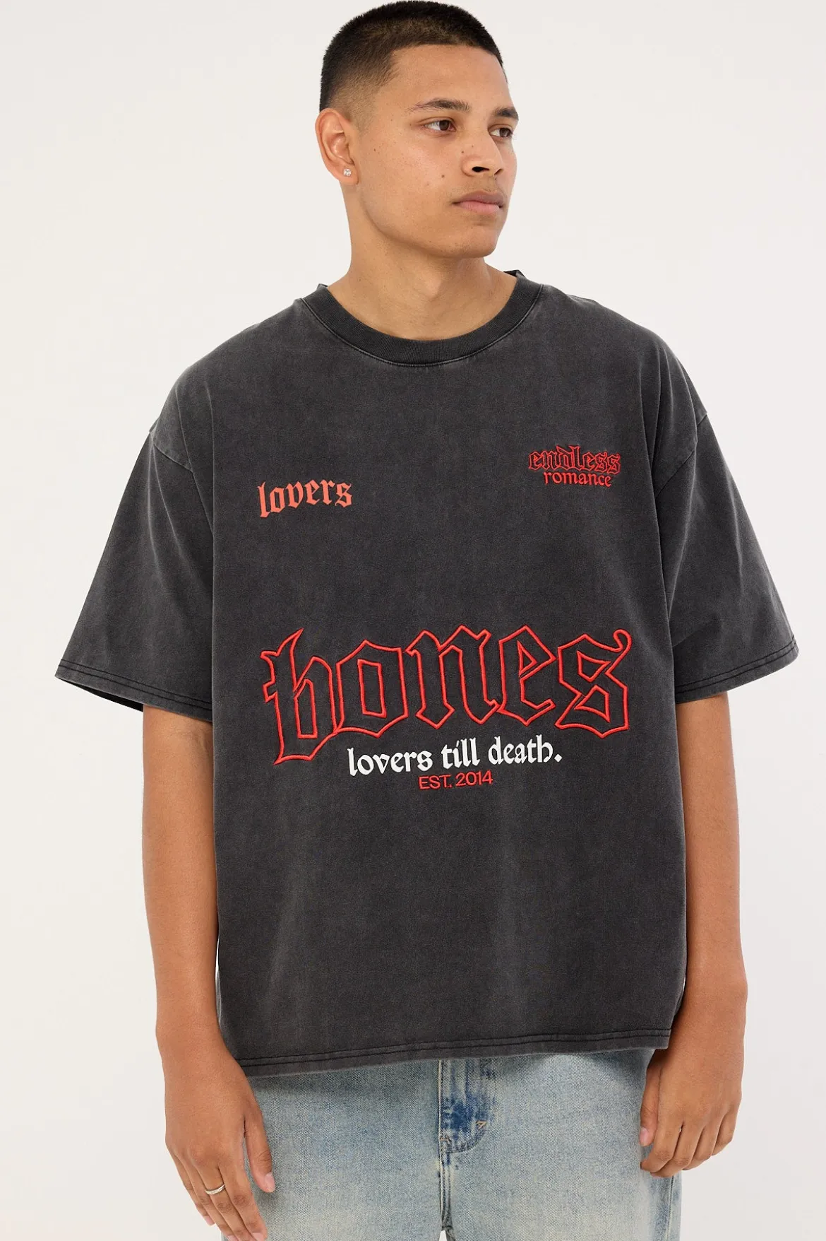 The Endless Tee Washed Black