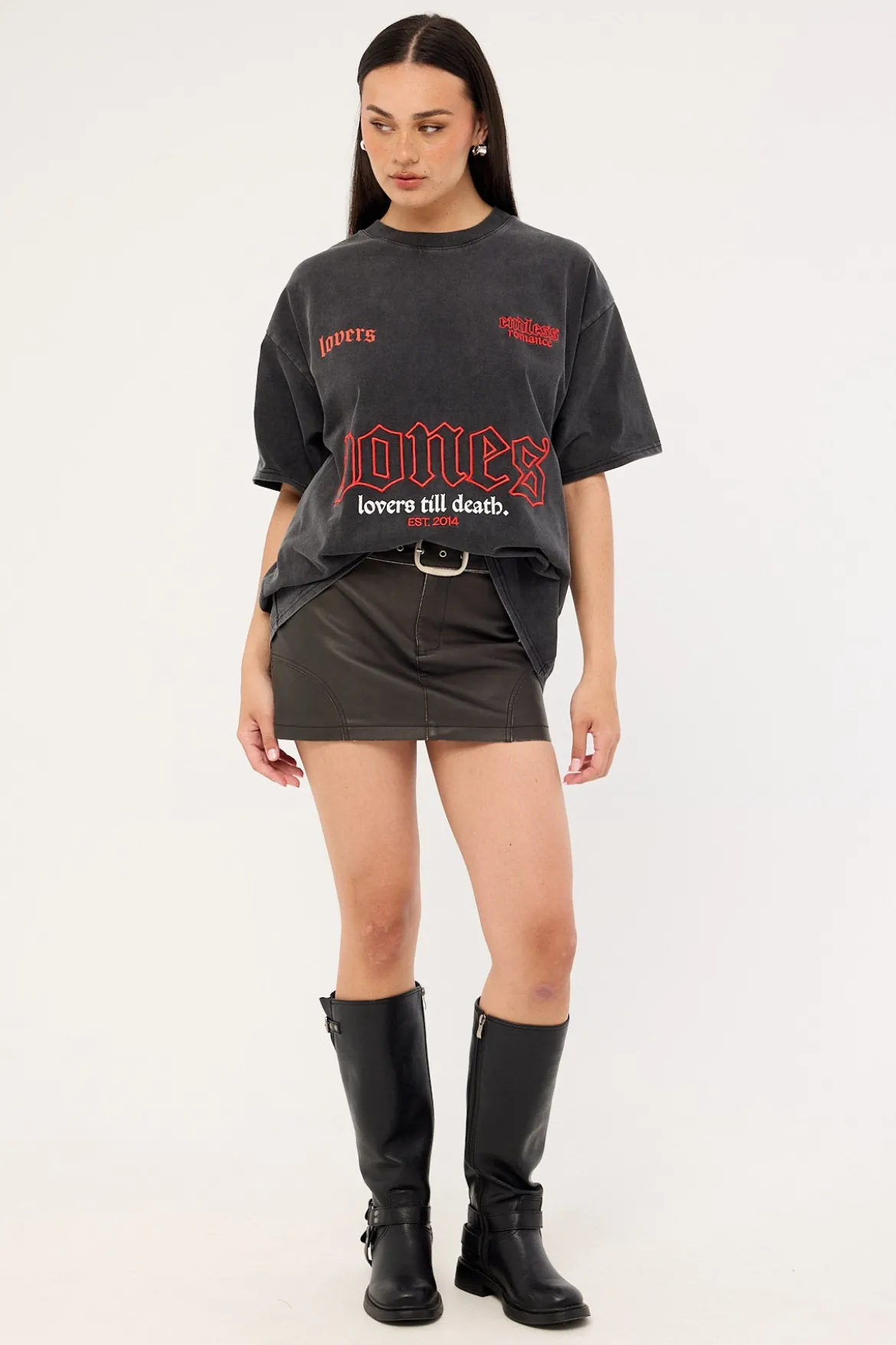 The Endless Tee Washed Black