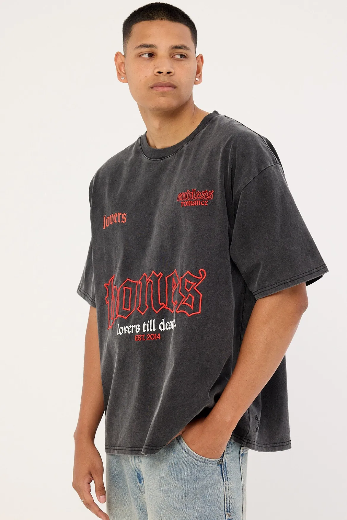 The Endless Tee Washed Black