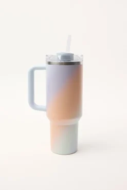 The Quencher H2.0 FlowState Tumbler 40oz Sunrise Spiral
