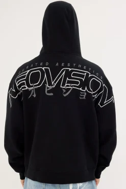 Thrash Masked Street Hoodie Black