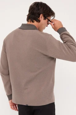 Thrills Union Rugby Jacquard Polo Falcon