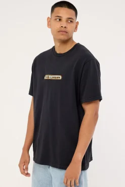 Thrills Wonder World Embro Merch Fit Tee Twighlight Black