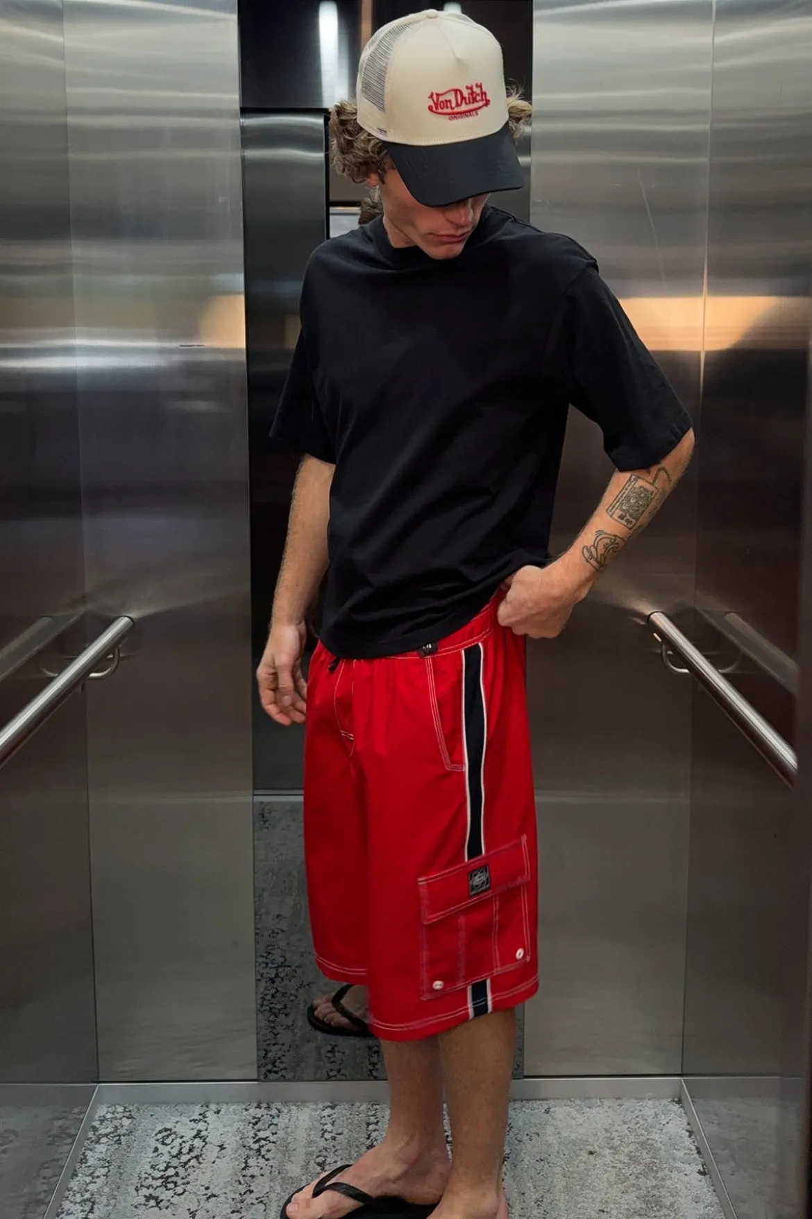 Throw On 3.0 Boardshort True Red