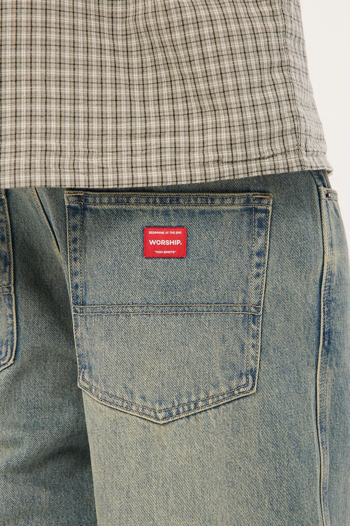 Throws Big Lounger Jean Garage Grime Blue
