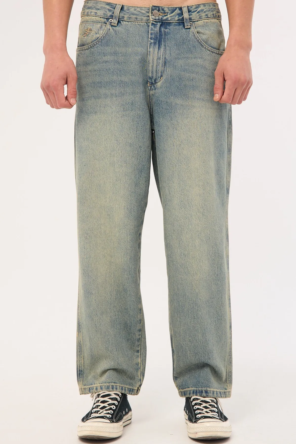 Throws Big Lounger Jean Garage Grime Blue