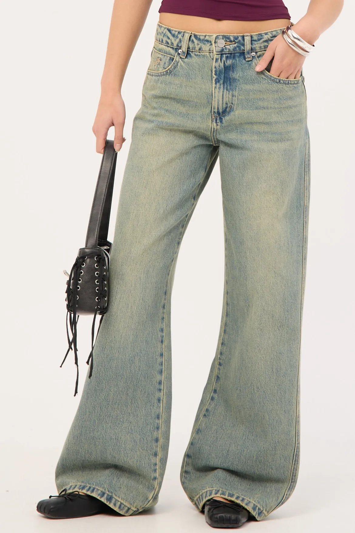Throws Sweeper Jean Garbage Grimes Blue
