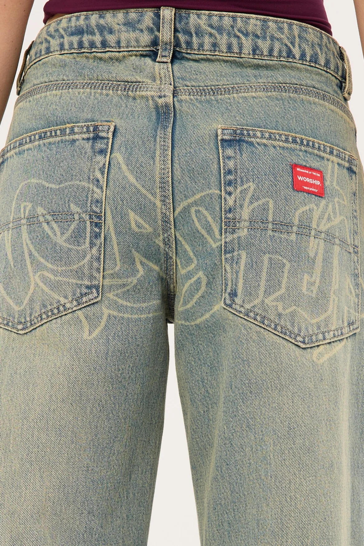 Throws Sweeper Jean Garbage Grimes Blue