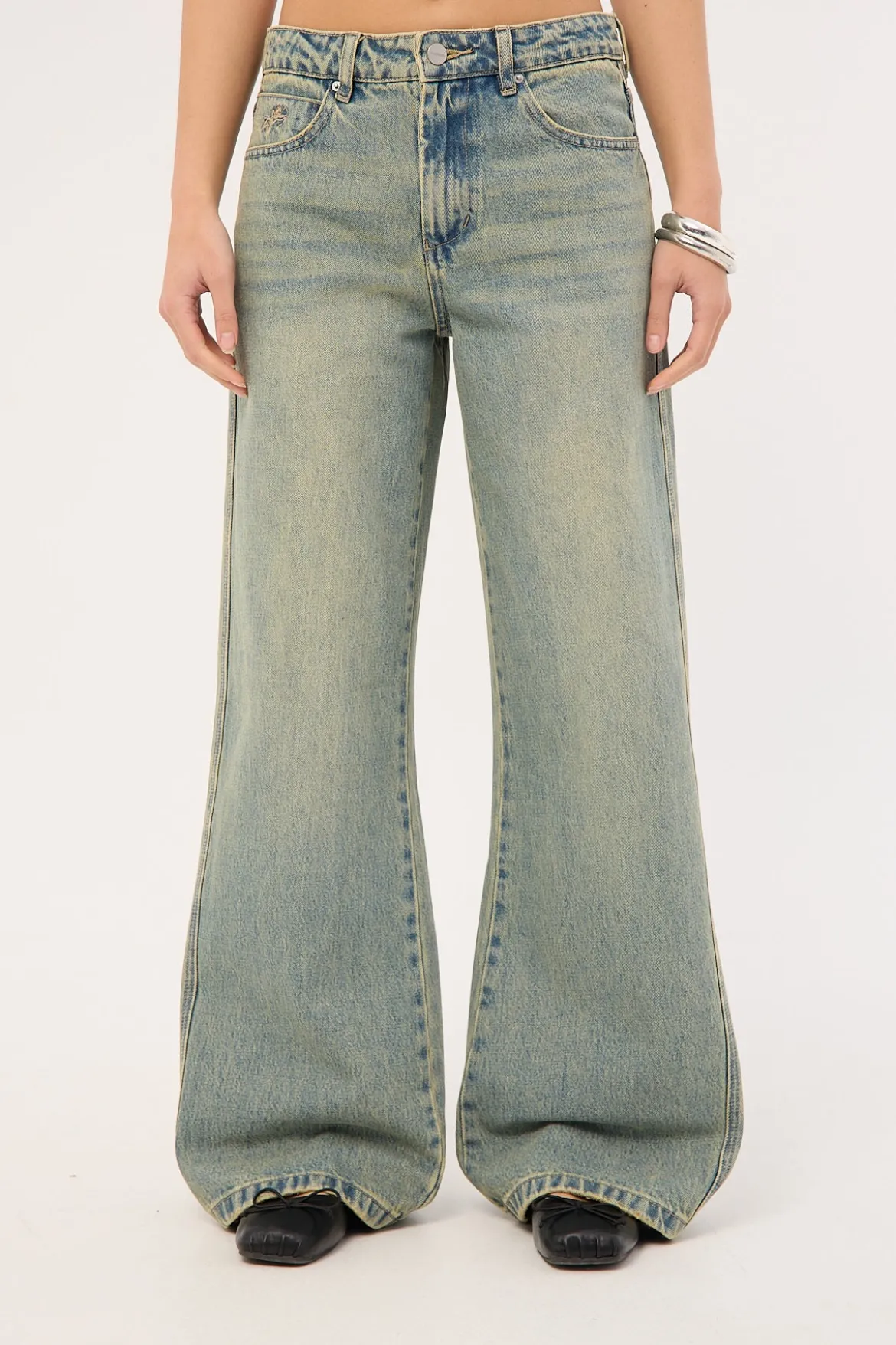 Throws Sweeper Jean Garbage Grimes Blue