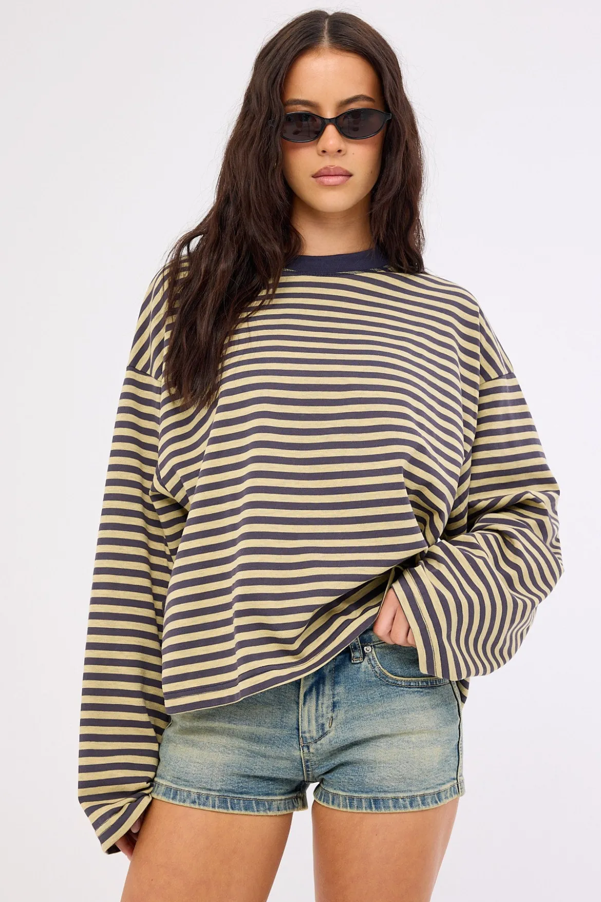 Throws Y2K Micro Short Garbage Grimes Blue