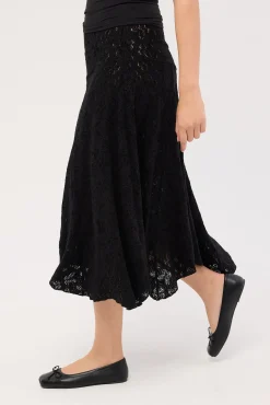 Tidal Midi Skirt Ink