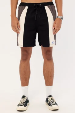 Tide Elastic Waist Short Black/Grey/White