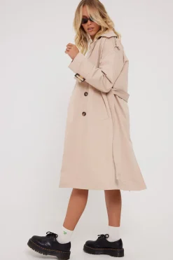 Tina Trench Coat Nude