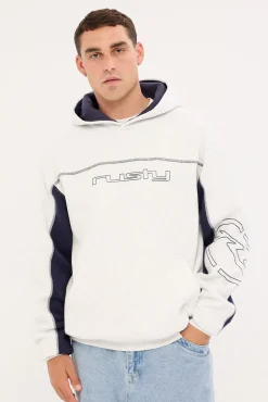 Titan Hooded Fleece Ecru Marle