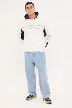 Titan Hooded Fleece Ecru Marle