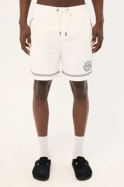 Token Elastic Waist Short White