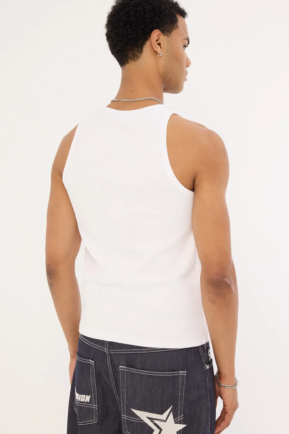 Tomb Restricted Singlet Tank White