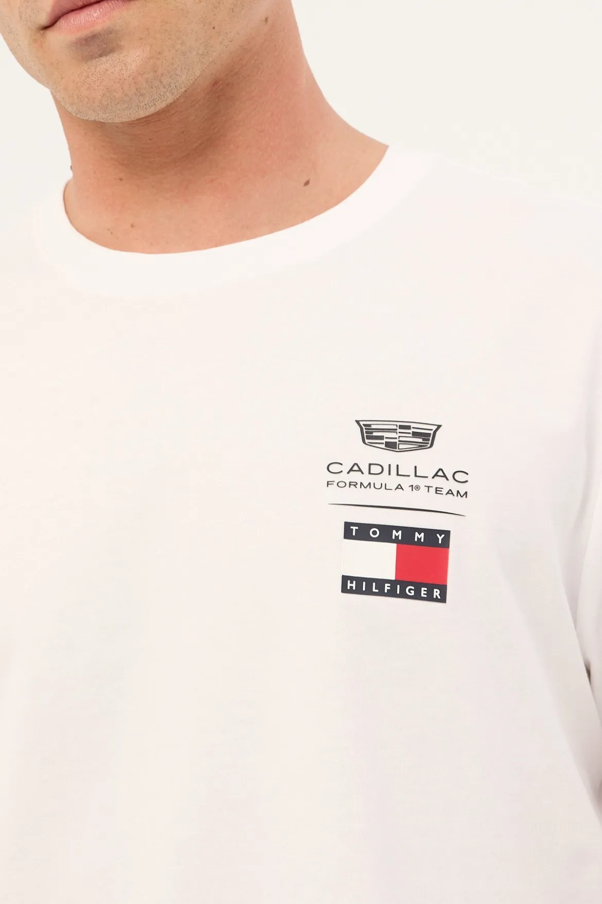 Tommy Hilfiger x Cadillac F1 Logo Tee White
