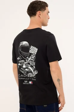 Tommy Hilfiger x Cadillac F1 Graphic Tee Black