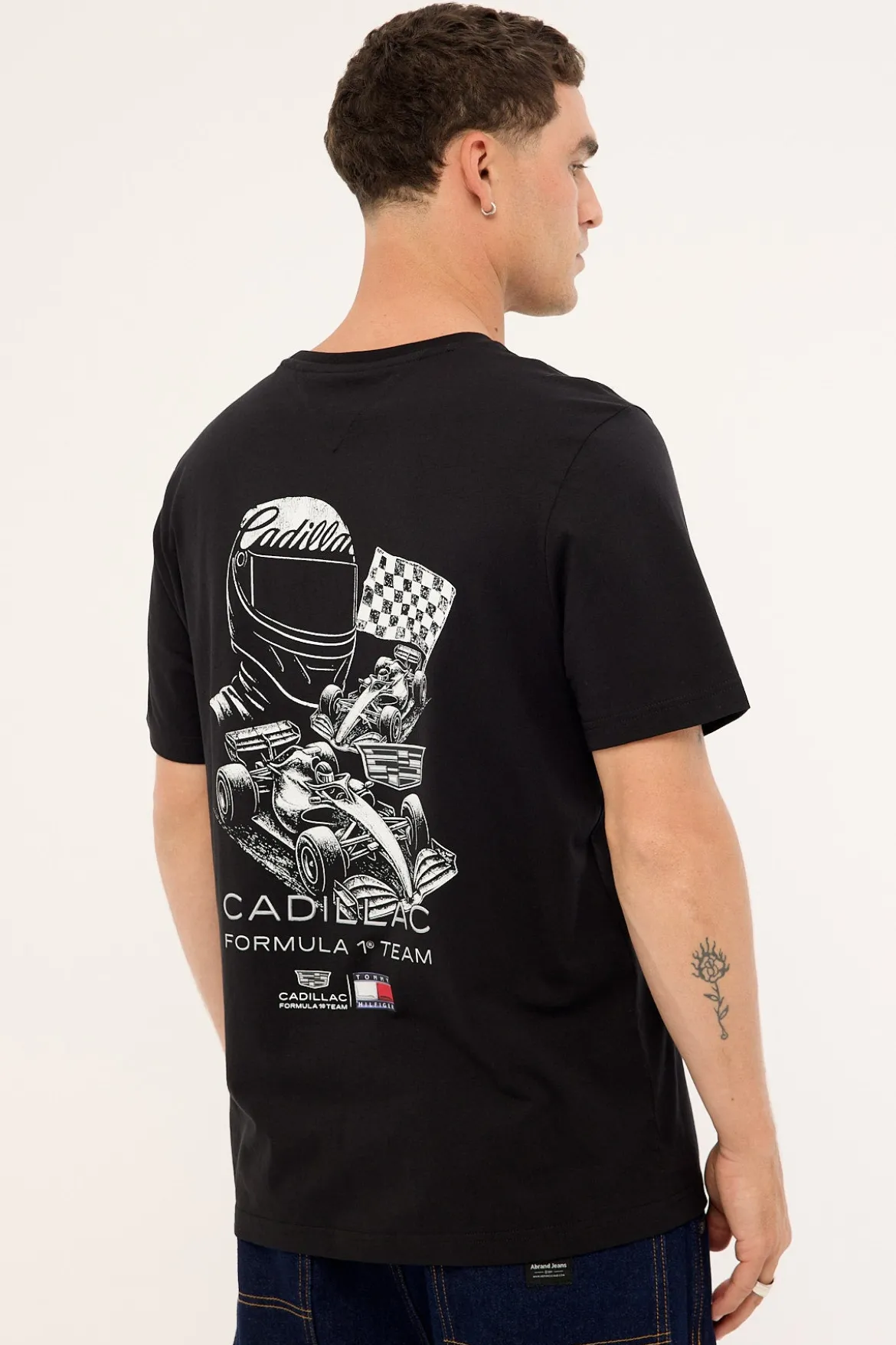 Tommy Hilfiger x Cadillac F1 Graphic Tee Black
