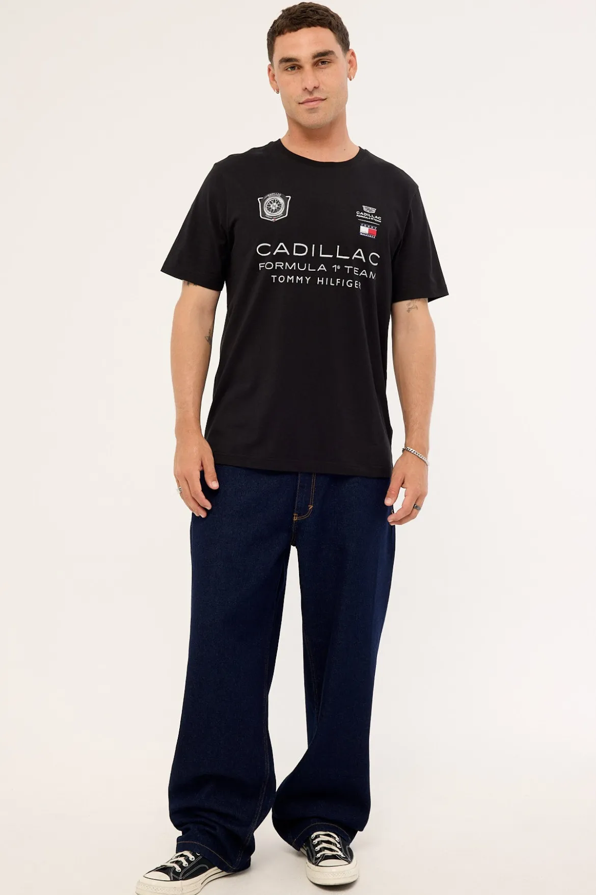Tommy Hilfiger x Cadillac F1 Graphic Tee Black