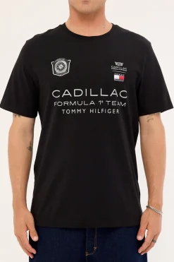 Tommy Hilfiger x Cadillac F1 Graphic Tee Black