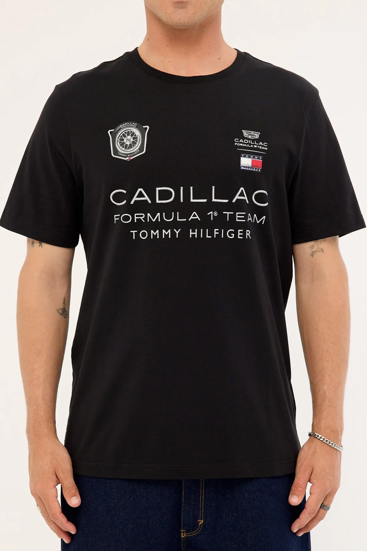 Tommy Hilfiger x Cadillac F1 Graphic Tee Black