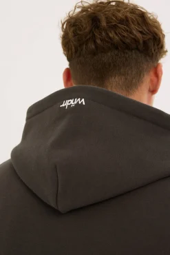 Tone Hood Sweat Faded Black