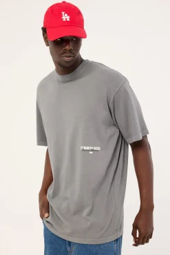 Toned Heavyweight Boxy Tee Acid Grey