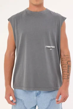 Toned Muscle Tank Acid Grey