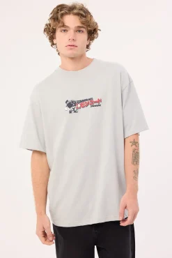 Tonkotsu Heavyweight Boxy Tee Grey