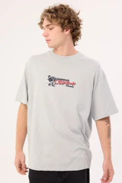 Tonkotsu Heavyweight Boxy Tee Grey