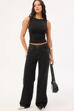 Top Model Jean Charcoal