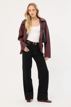 Top Model Jean Cuffed Onyx