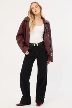 Top Model Jean Cuffed Onyx