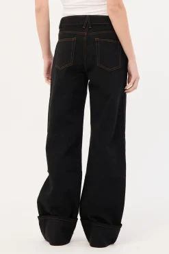 Top Model Jean Cuffed Onyx