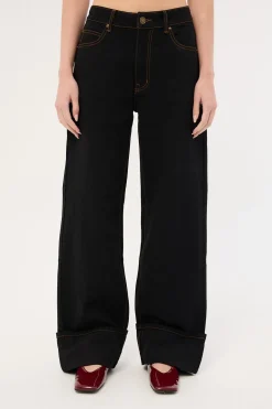 Top Model Jean Cuffed Onyx