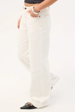 Top Model Mid Baggy Jean Porcelain